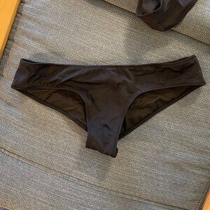 Victoria's Secret Cheeky Bikini Bottom Size M Black